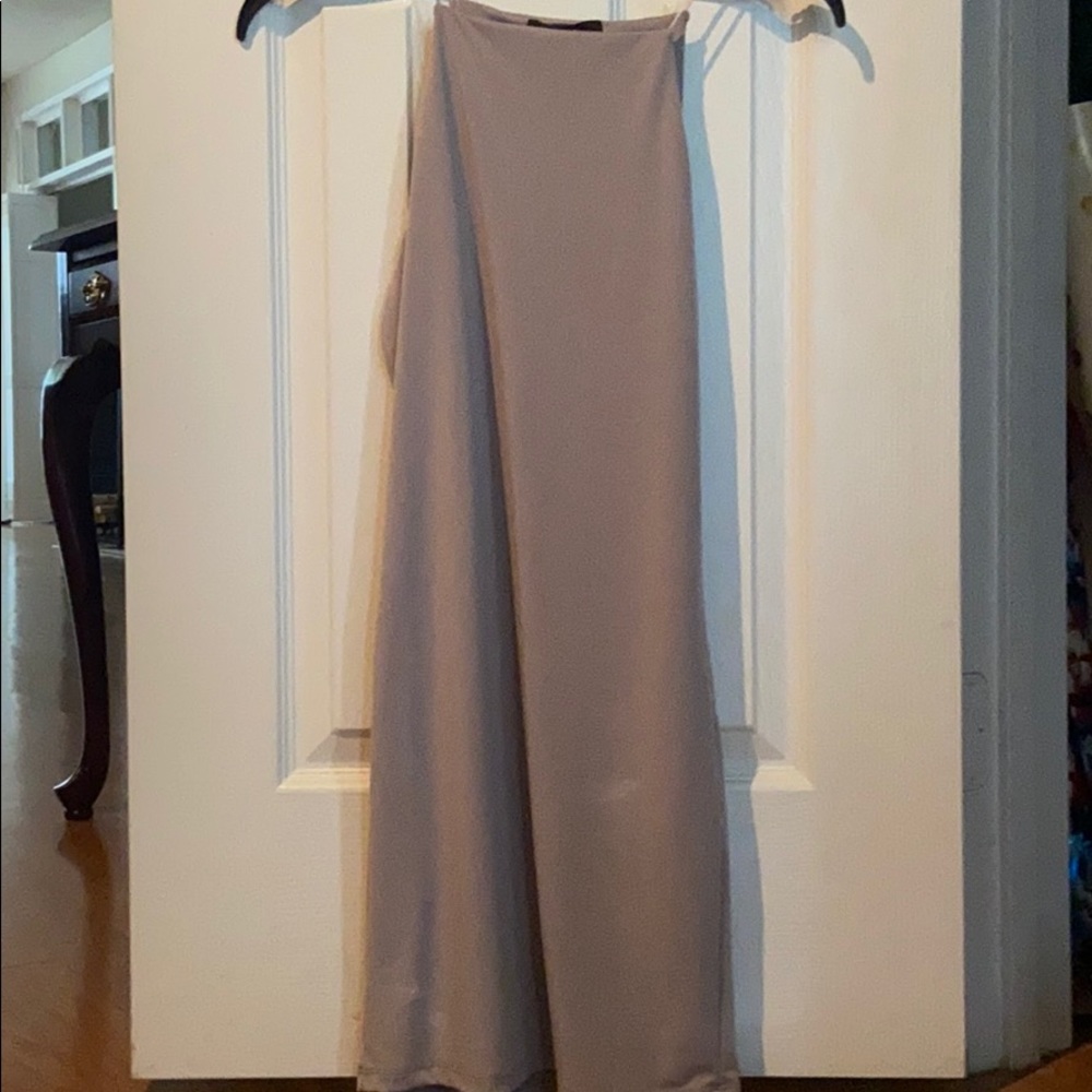 Grey slip dress